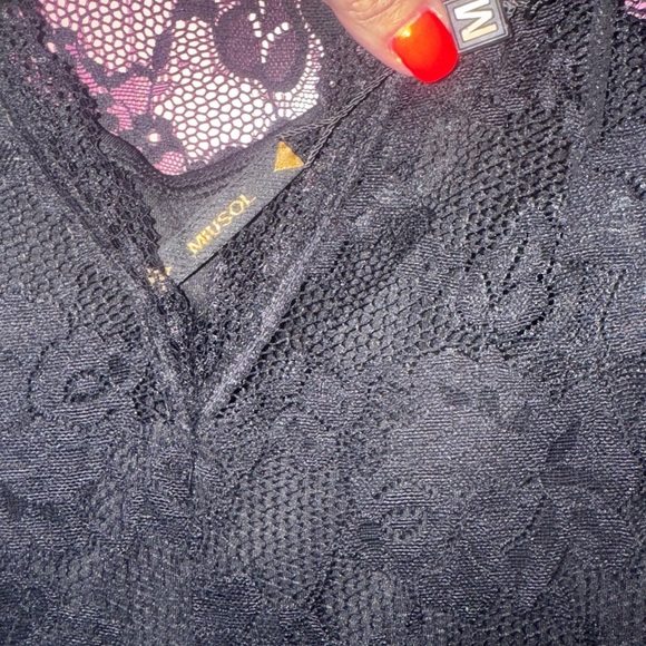 Miusol Elegant Black Lace‎ Long Sleeve 3/4 Dress - Picture 6 of 7